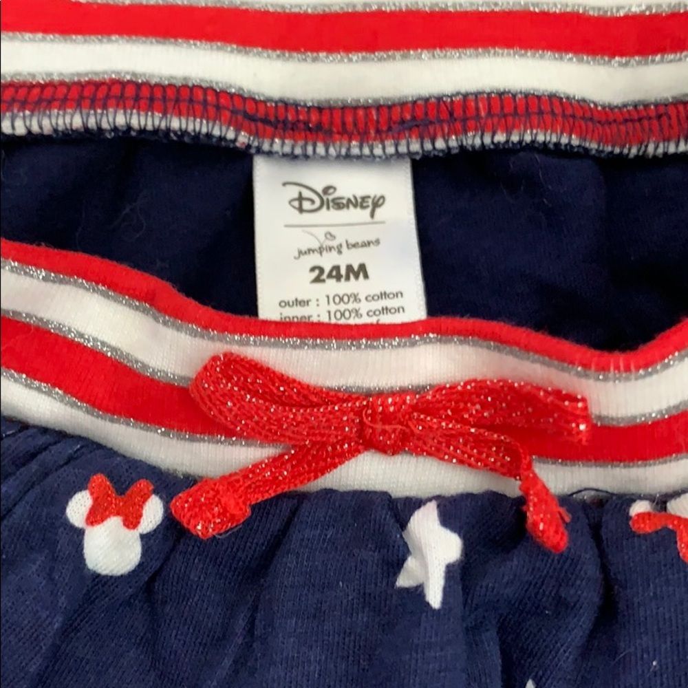 NWOT Disney Patriotic Minnie Mouse Skirt